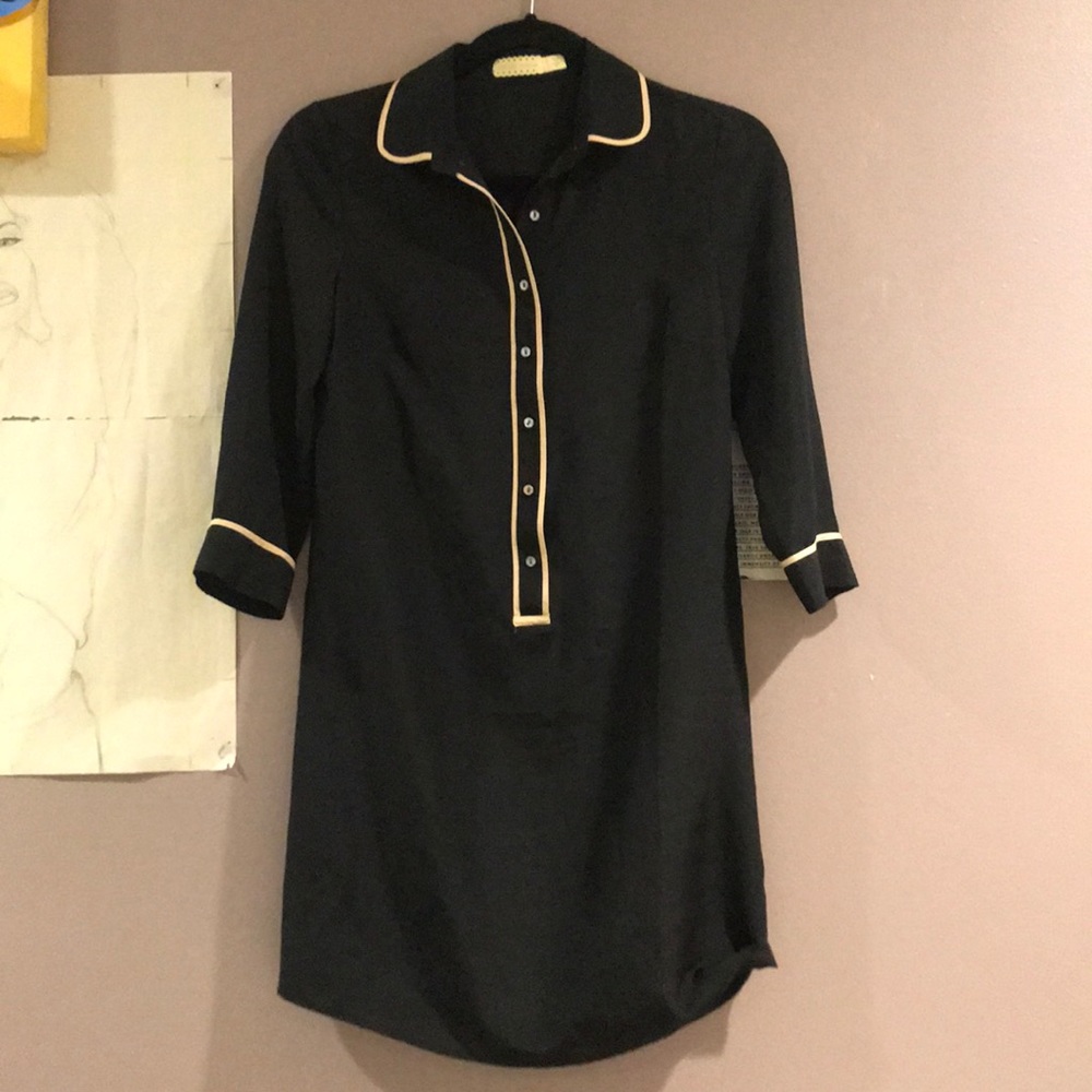 Urban outfitters silky French PJ-inspired dress